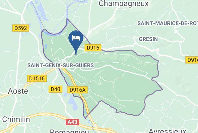 Savoie - Chateau De Saint Genix Maps