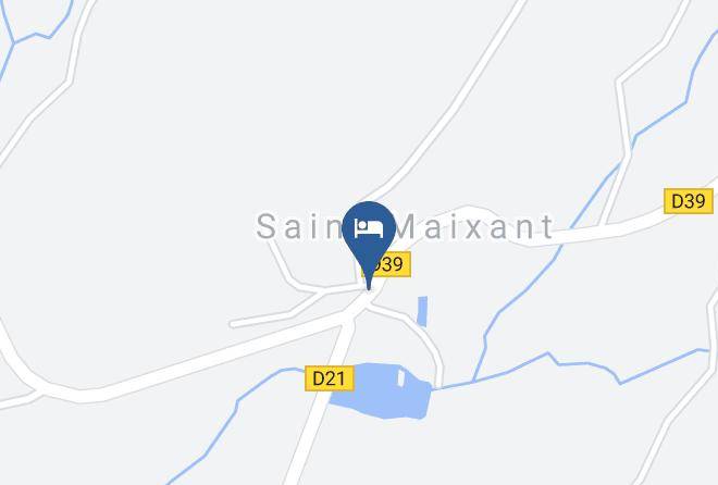 Creuse - Chateau De Saint Maixant Maps