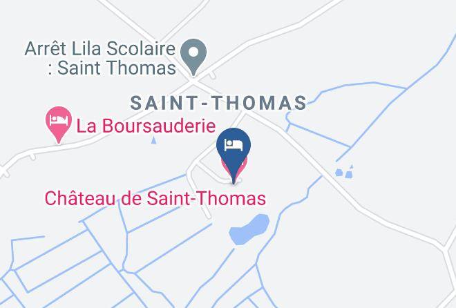 Loire Atlantique - Chateau De Saint Thomas Maps