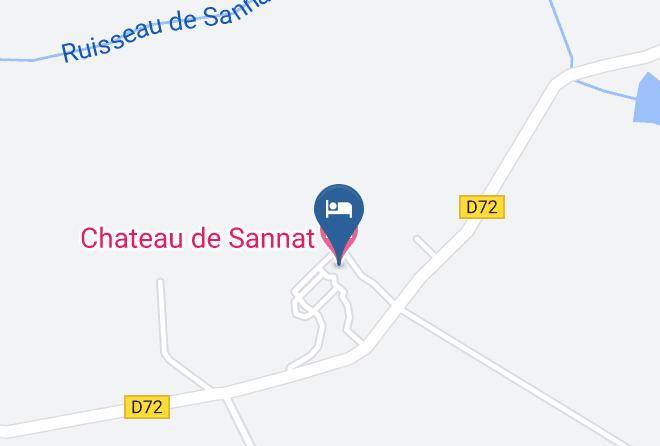 Haute Vienne - Chateau De Sannat Maps