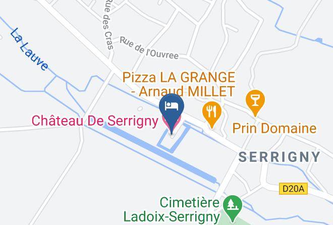 Cote D Or - Chateau De Serrigny Maps