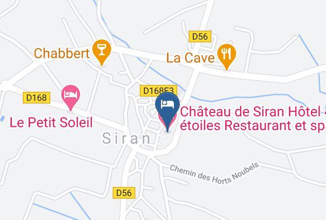 Herault - Chateau De Siran Hotel 4 Etoiles Restaurant Et Spa Maps
