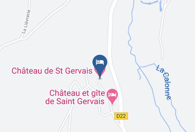 Eure - Chateau De St Gervais Sarl Maps