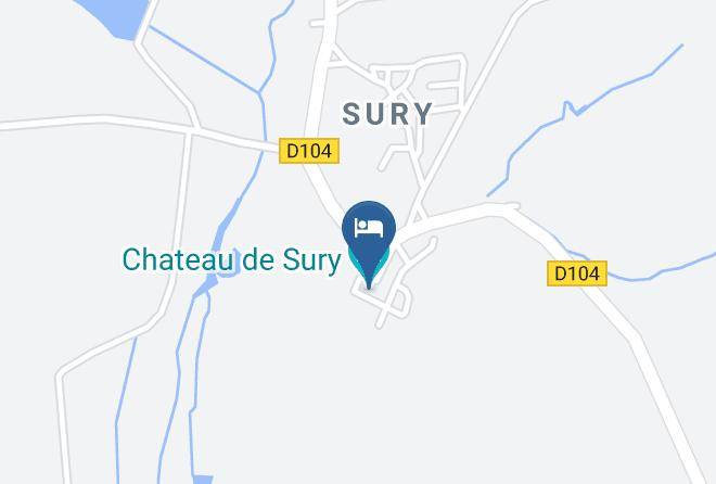 Nievre - Chateau De Sury Maps