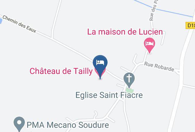Cote D Or - Chateau De Tailly Maps