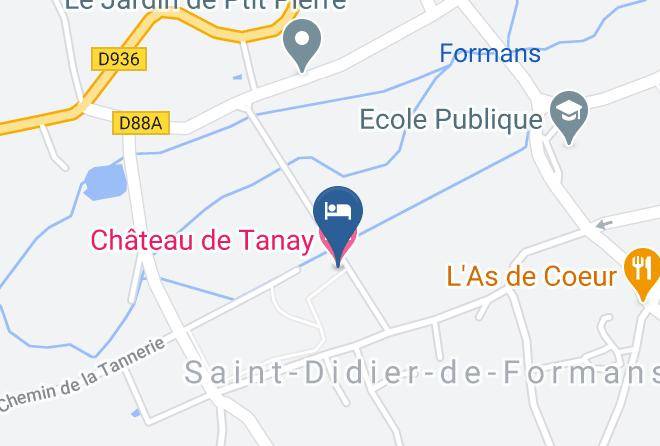 Ain - Chateau De Tanay Maps