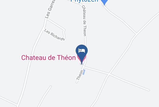 Chateau De Theon Map