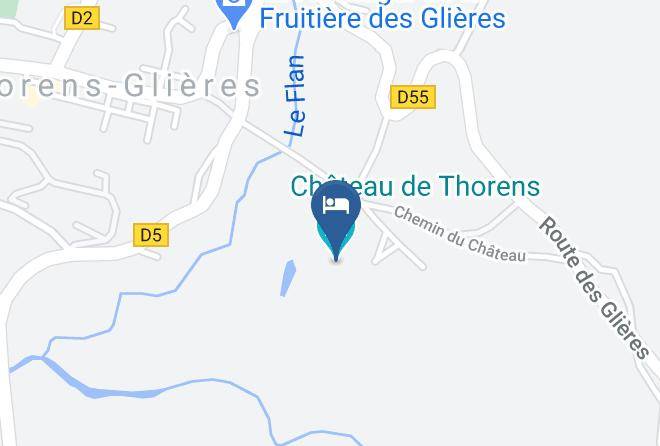 Haute Savoie - Chateau De Thorens Maps