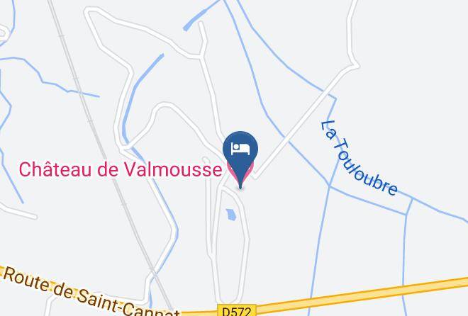 Bouches Du Rhone - Chateau De Valmousse Maps