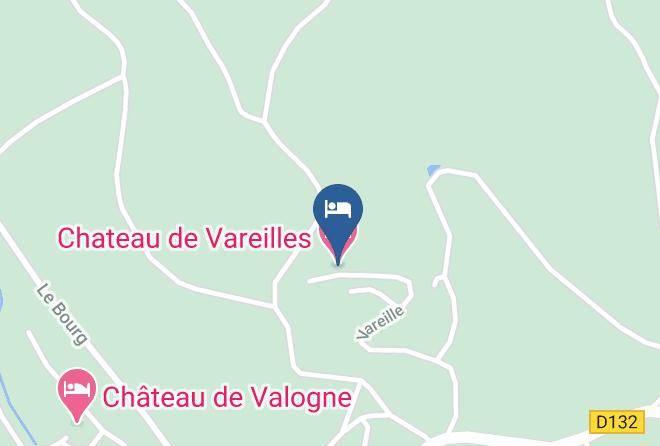 Saone Et Loire - Chateau De Vareilles Maps