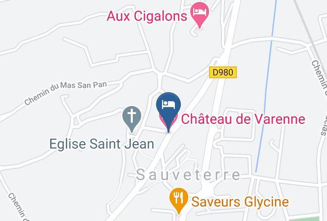 Gard - Chateau De Varenne Maps
