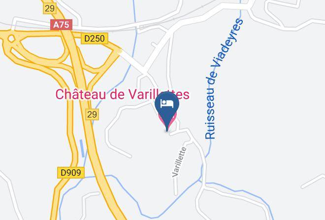 Cantal - Chateau De Varillettes Maps