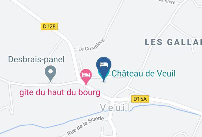 Indre - Chateau De Veuil Maps