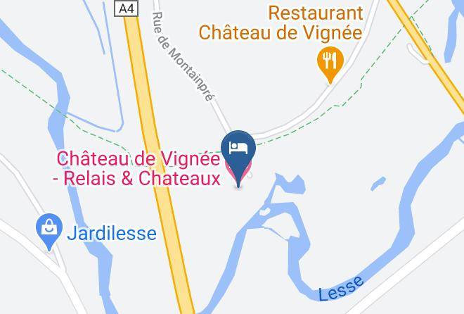 Chateau De Vignee Relais & Chateaux Map