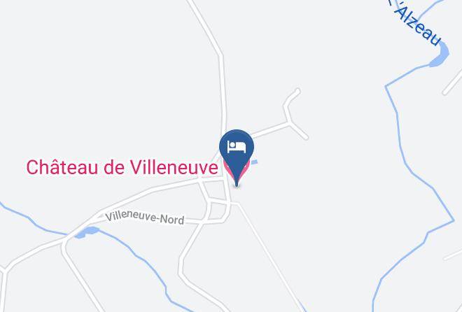 Aude - Chateau De Villeneuve Maps