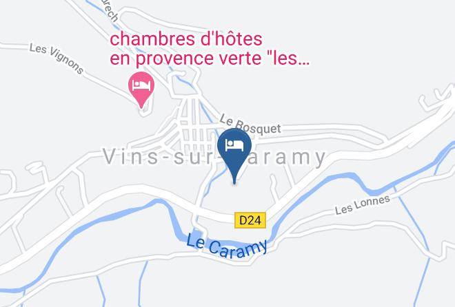Var - Chateau De Vins Sur Caramy Maps
