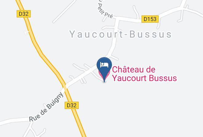 Chateau De Yaucourt Bussus Map