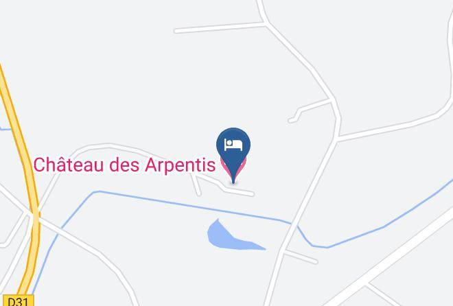Indre Et Loire - Chateau Des Arpentis Maps