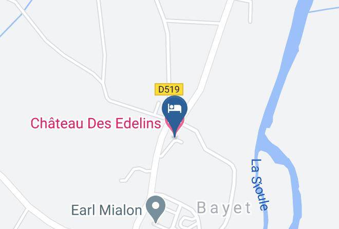 Allier - Chateau Des Edelins Maps
