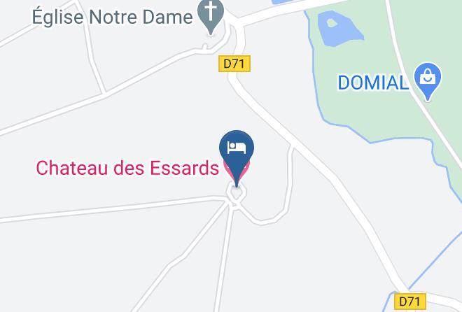 Indre Et Loire - Chateau Des Essards Maps