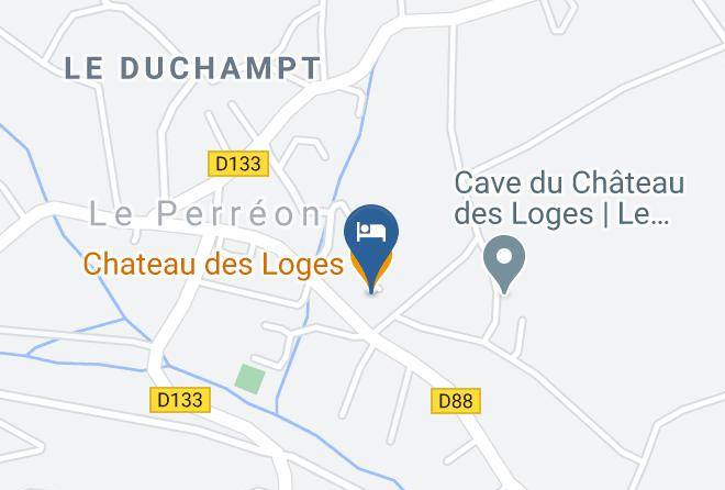 Rhone - Chateau Des Loges Maps