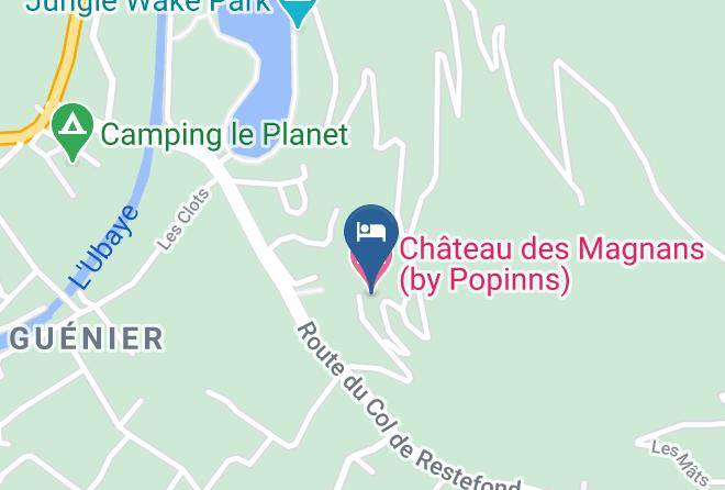 Alpes De Haute Provence - Chateau Des Magnans Maps