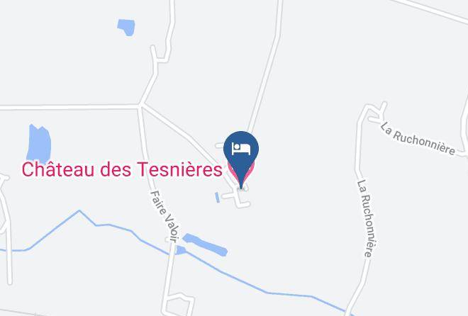 Ille Et Vilaine - Chateau Des Tesnieres Maps