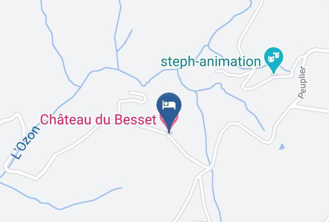 Ardeche - Chateau Du Besset Maps