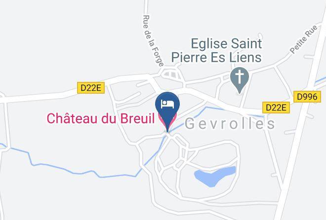 Cote D Or - Chateau Du Breuil Maps