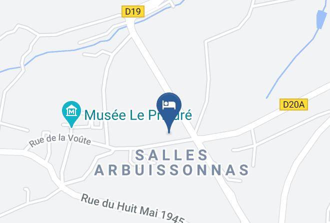 Rhone - Chateau Du Breuil En Beaujolais Maps