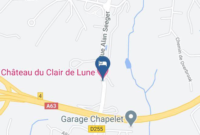 Pyrenees Atlantiques - Chateau Du Clair De Lune Maps