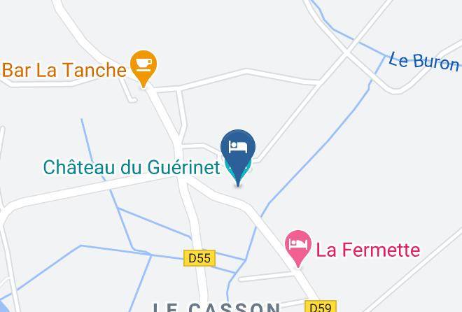Chateau Du Guerinet Map