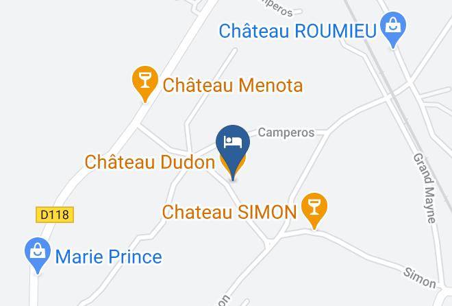 Chateau Dudon Map