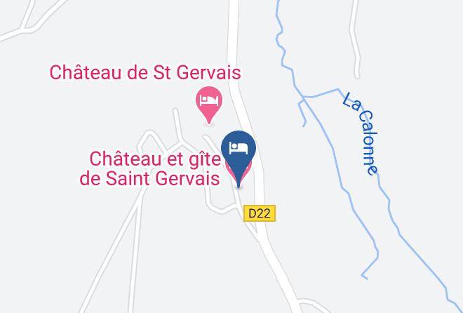 Eure - Chateau Et Gite De Saint Gervais Maps