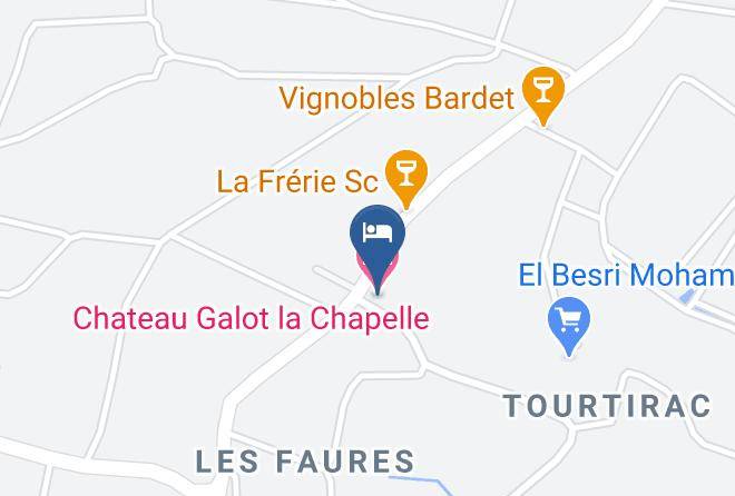 Gironde - Chateau Galot La Chapelle Maps