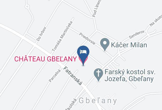 Gbelany - Chateau Gbel'any Maps