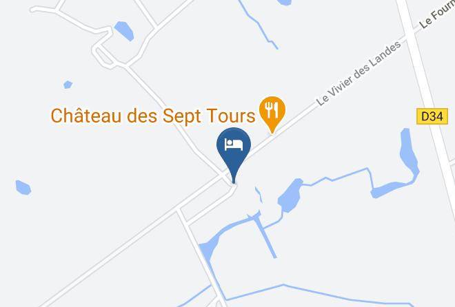 Indre Et Loire - Chateau Golf Des Sept Tours Maps