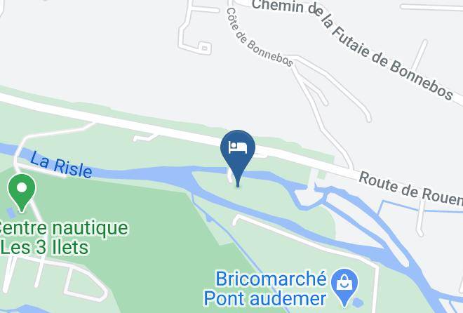 Eure - Chateau Hotel Belle Isle Sur Risle Maps