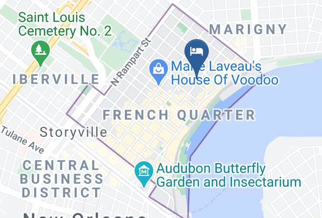 Orleans Par - Chateau Hotel New Orleans Maps