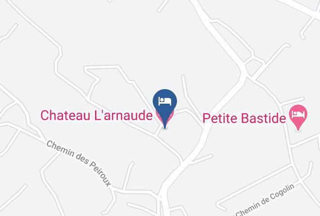 Chateau L'arnaude Map