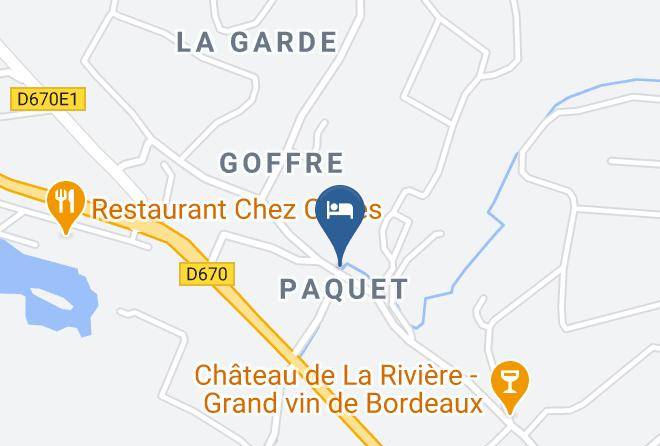 Gironde - Chateau L'escarderie Maps