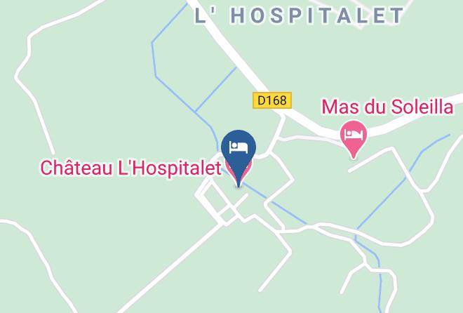 Chateau L'hospitalet Map