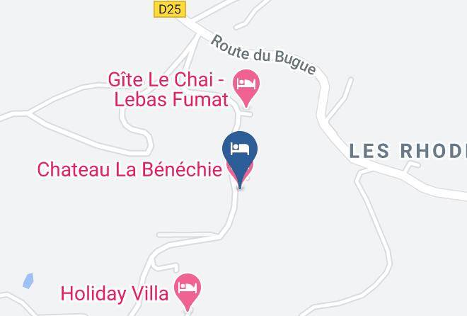 Dordogne - Chateau La Benechie Maps