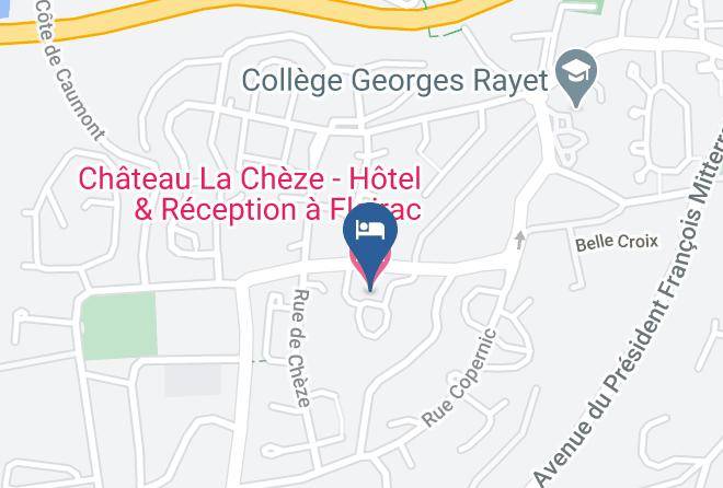 Gironde - Chateau La Cheze Hotel & Reception A Floirac Maps