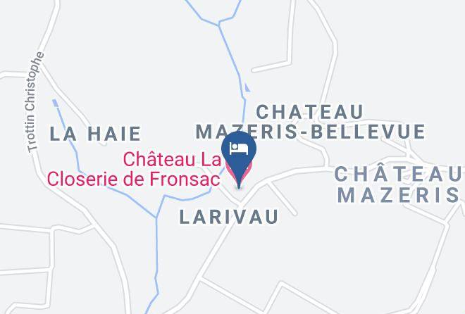 Chateau La Closerie De Fronsac Map