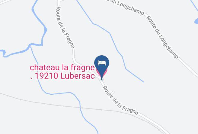 Correze - Chateau La Fragne 19210 Lubersac Maps