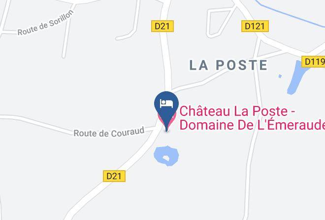 Gironde - Chateau La Poste Domaine De Lemeraude Maps