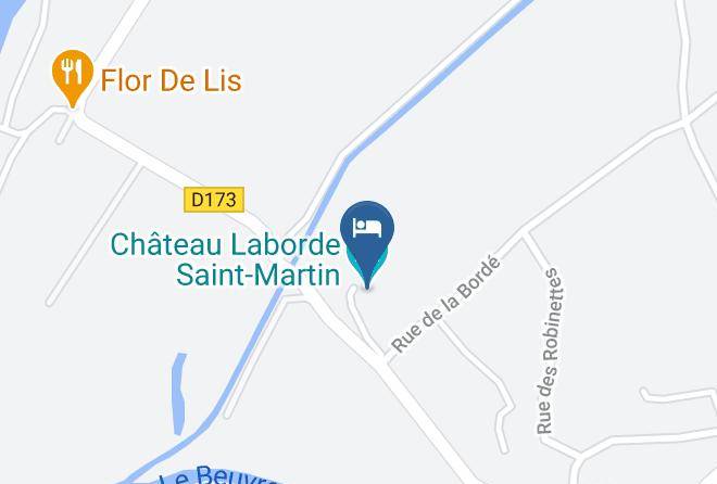 Loir Et Cher - Chateau Laborde Saint Martin Maps