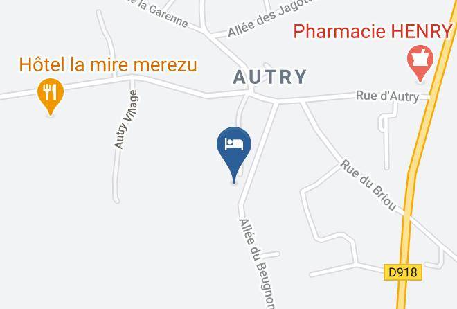 Cher - Chateau Le Briou D'autry Maps