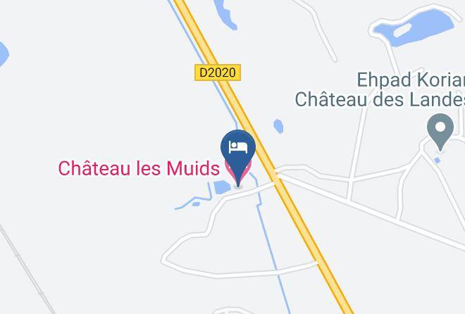Loiret - Chateau Les Muids Maps